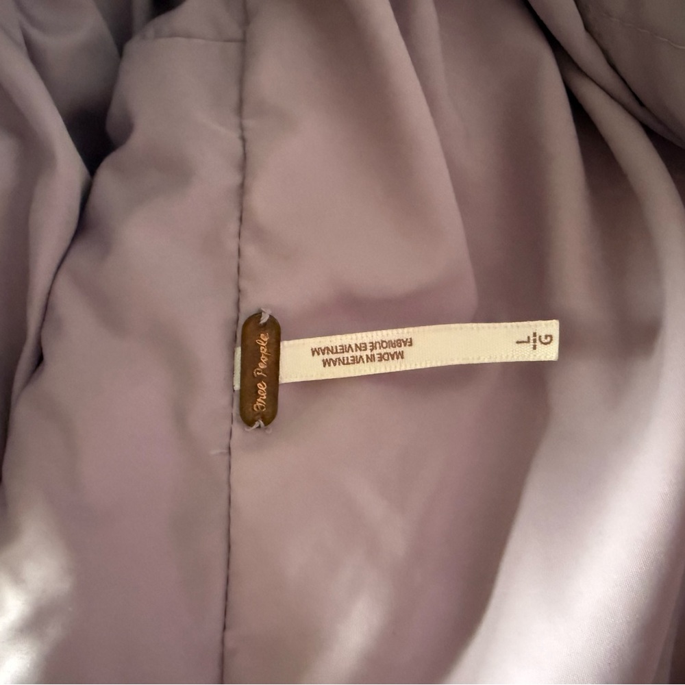 Free People Lavender Oversized Puffer Jacket - Picture 3 of 4